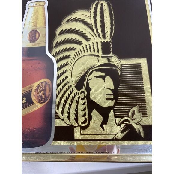 Bohemia Imported Beer Mirror Sign Screenprinted Foil Backed 12 1/4 X 15” - Picture 8 of 8